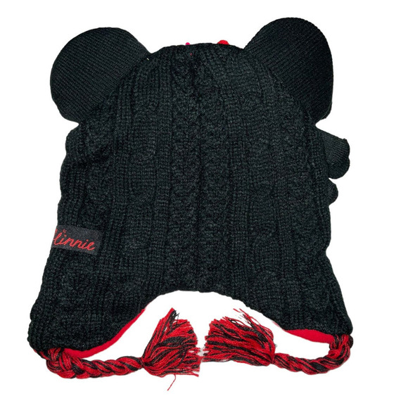 Disney Junior Girl’s Youth Minnie Mouse Beanie and Gloves Set One Size - Picture 2 of 13
